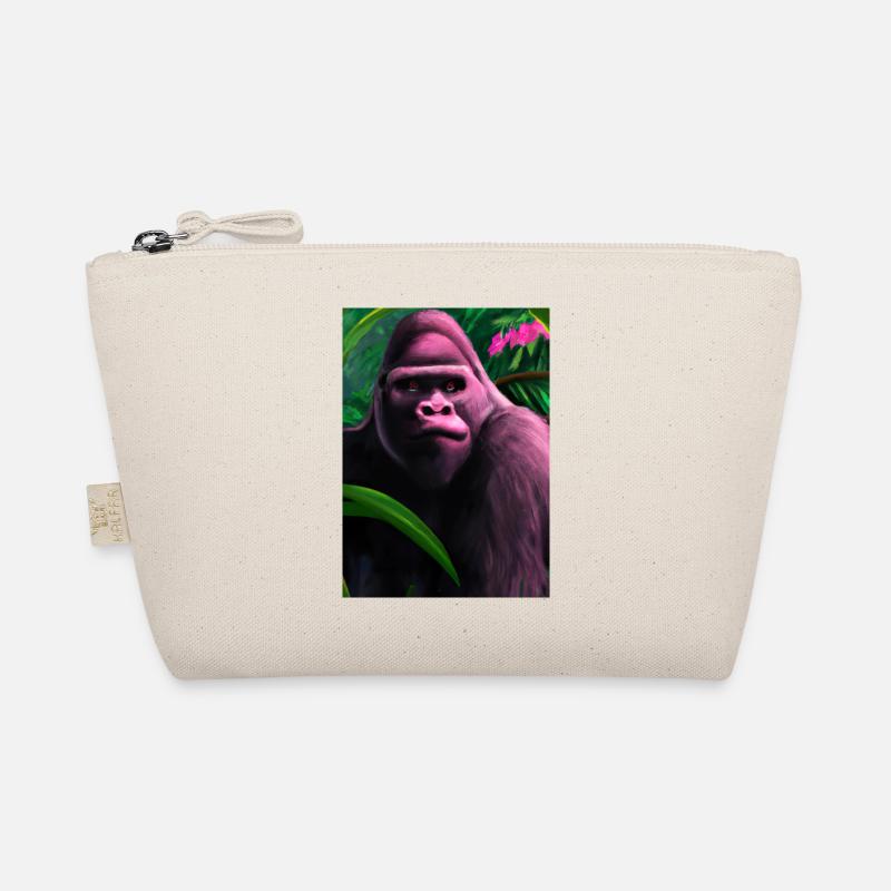 Rosa Gorilla Bio-Täschchen