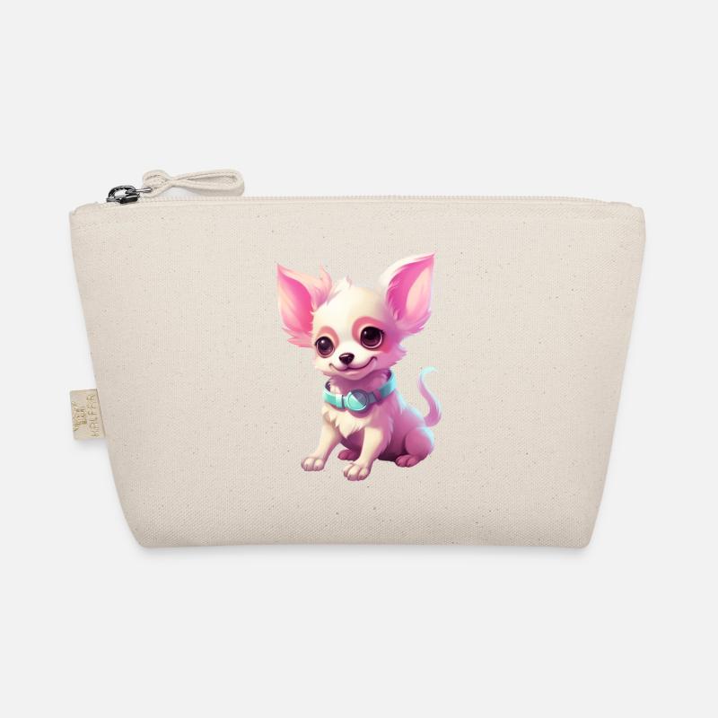 Cute Chihuahua Art Organic Pouch