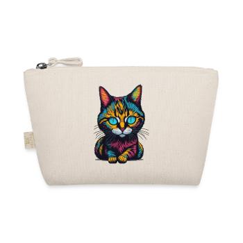 Katze I Stubentiger I Geschenk - Bio-Täschchen - Natur - Vorne