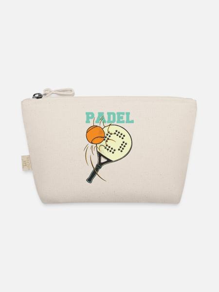Padel Tennis Paddel Paddelball Padel Plattform - Bio-Täschchen - Natur