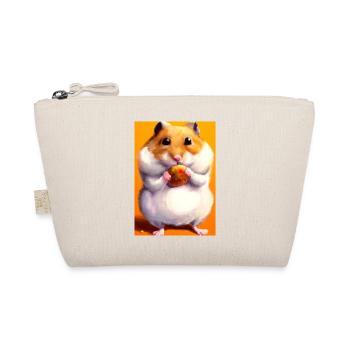Hamster frisst - Bio-Täschchen - Natur - Vorne