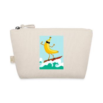 Surfen Banane - Bio-Täschchen - Natur - Vorne