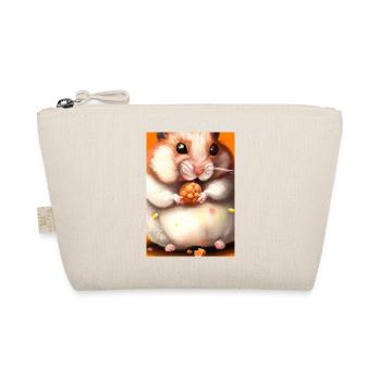 Hamster frisst - Bio-Täschchen - Natur - Vorne