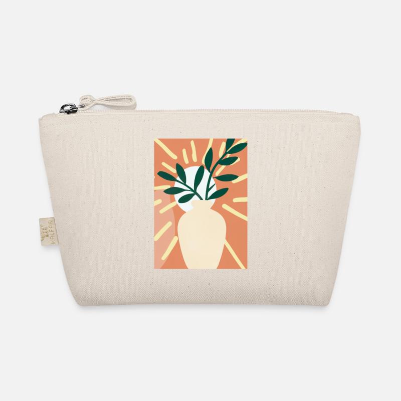 Florale Blumenformen Bio-Täschchen