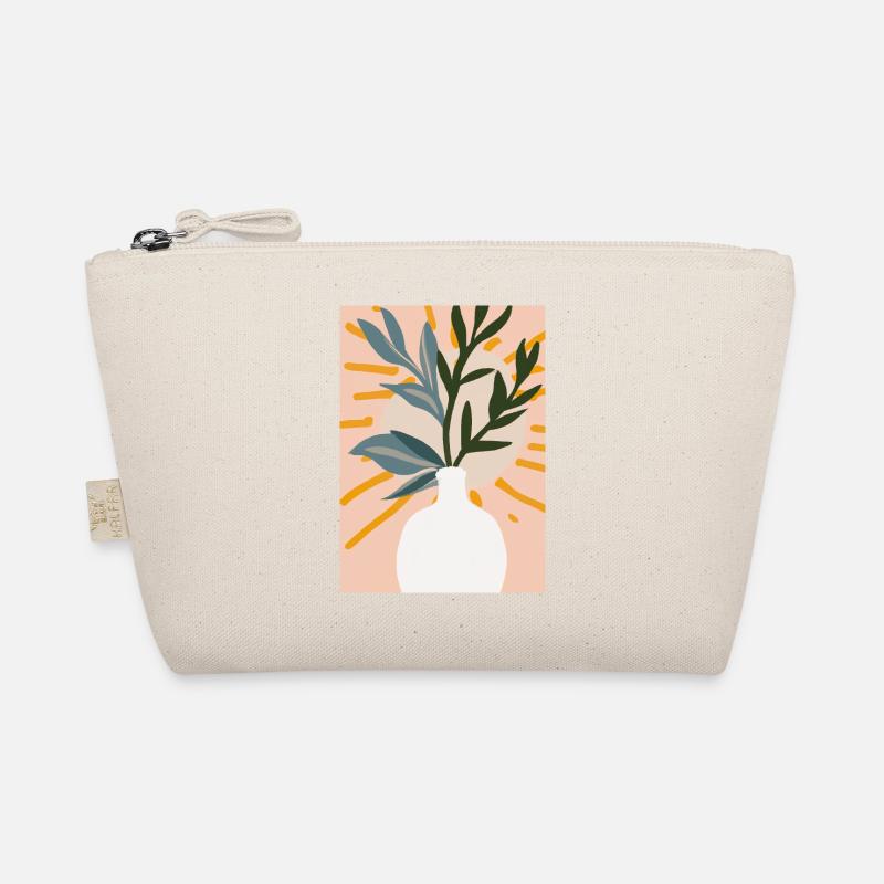 Florale Blumenformen Bio-Täschchen