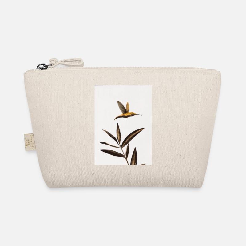 Abstrakter Vogel Bio-Täschchen