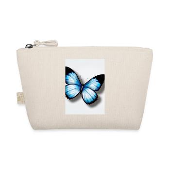 Blauer Schmetterling - Bio-Täschchen - Natur - Vorne