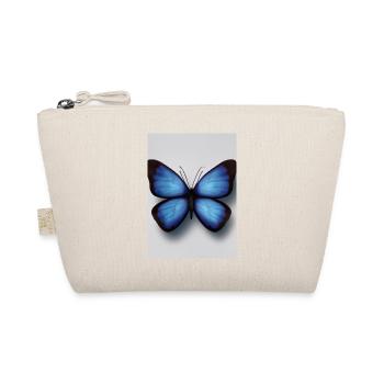 Blauer Schmetterling - Bio-Täschchen - Natur - Vorne