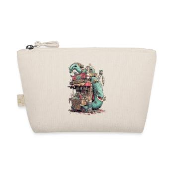 Fast food stand of the monster twins - Organic Pouch - nature - Front