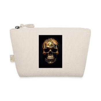 Golden Skull - Organic Pouch - nature - Front