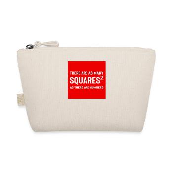 Square Streetwear: Fun & Clear Statement - Organic Pouch - nature - Front