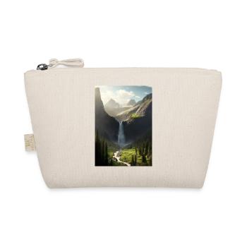 Wasserfall in der Natur - Bio-Täschchen - Natur - Vorne