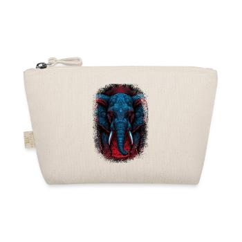 elephants elephant sun lotus flower sayings - Bio-Täschchen - Natur - Vorne