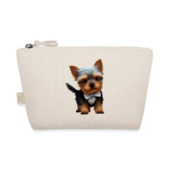 Hundewelpe Yorkshire Terrier Hundehalter Hund - Bio-Täschchen - Natur - Vorne