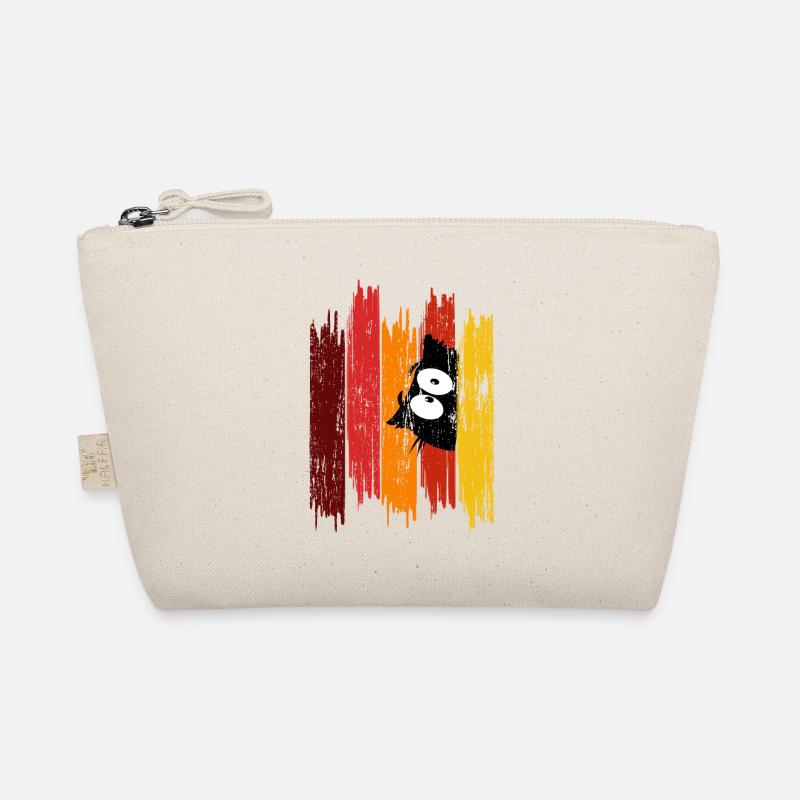 Owl brushstroke Bio-Täschchen