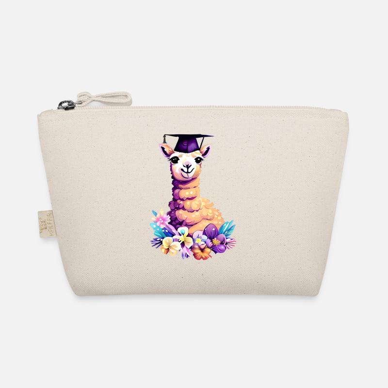 Bachelor Absolvent Schulabschluss Alpaka Studium Bio-Täschchen