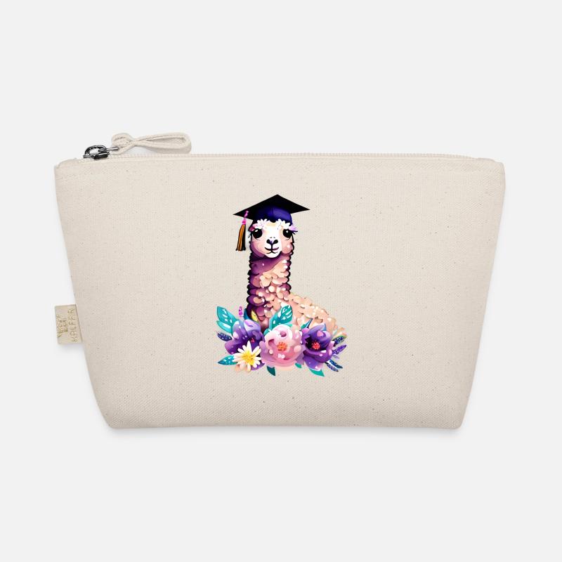 Bachelor Alpaka Studium Absolvent Schulabschluss Bio-Täschchen