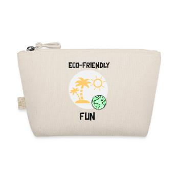 Ecological fun in summer, sun, beach and sea - Organic Pouch - nature - Front