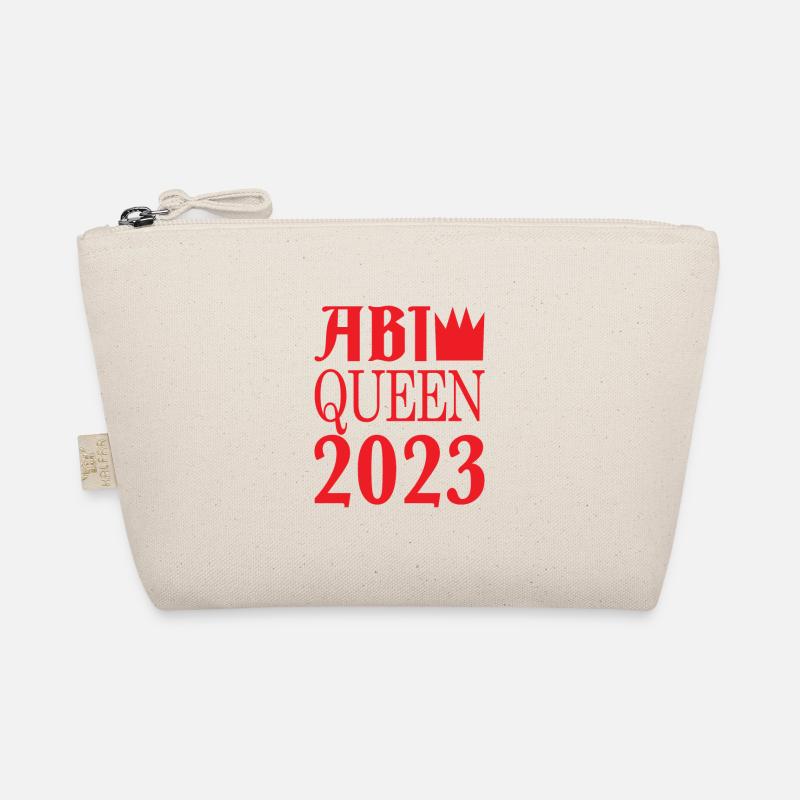 Abi Spruch queen - Bio-Täschchen - Natur