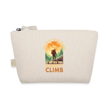Mountains, mountaineering, hiking, hiking, climbing, nature - Organic Pouch - nature - Front