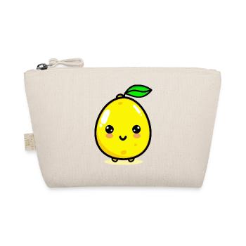 Niedliche Zitrone Kawaii Lemon - Bio-Täschchen - Natur - Vorne