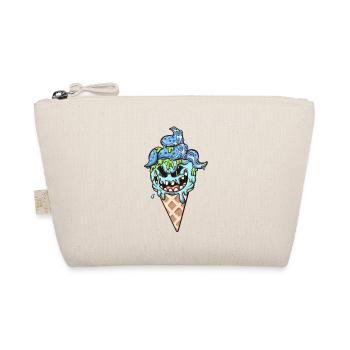Eiswaffel-Monster - Bio-Täschchen - Natur - Vorne