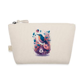 Birds in a bouquet of flowers - Organic Pouch - nature - Front