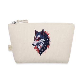 Wolf - Organic Pouch - nature - Front