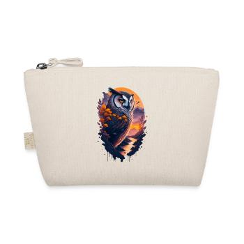 Beautiful owl - Organic Pouch - nature - Front