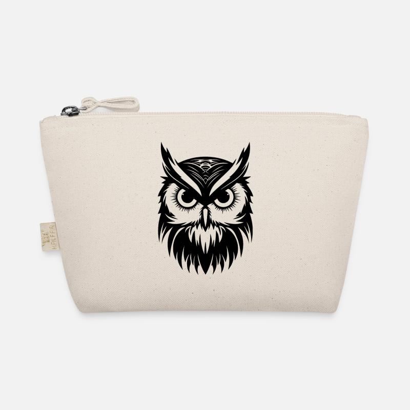 Eule Eulen Vogel Vögel Bio-Täschchen