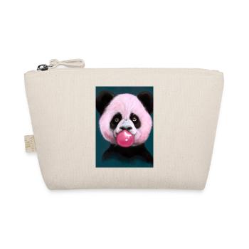 Kaugummi-Panda - Bio-Täschchen - Natur - Vorne