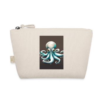 Niedlicher Oktopus - Bio-Täschchen - Natur - Vorne