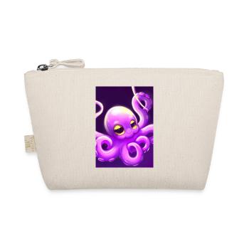 Niedlicher Oktopus - Bio-Täschchen - Natur - Vorne