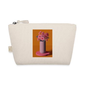 Fancy Blumen Vase - Bio-Täschchen - Natur - Vorne