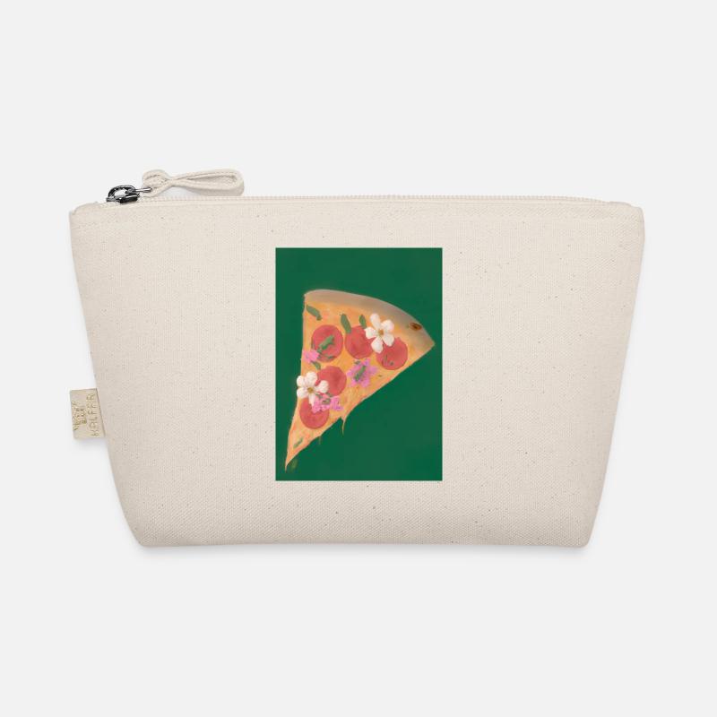 Blümchen-Pizza Bio-Täschchen