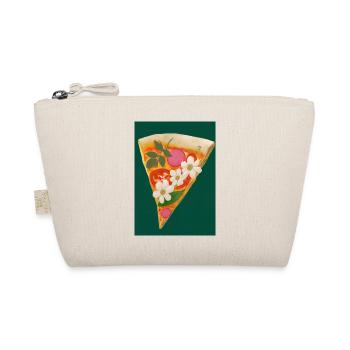 Blümchen-Pizza - Bio-Täschchen - Natur - Vorne
