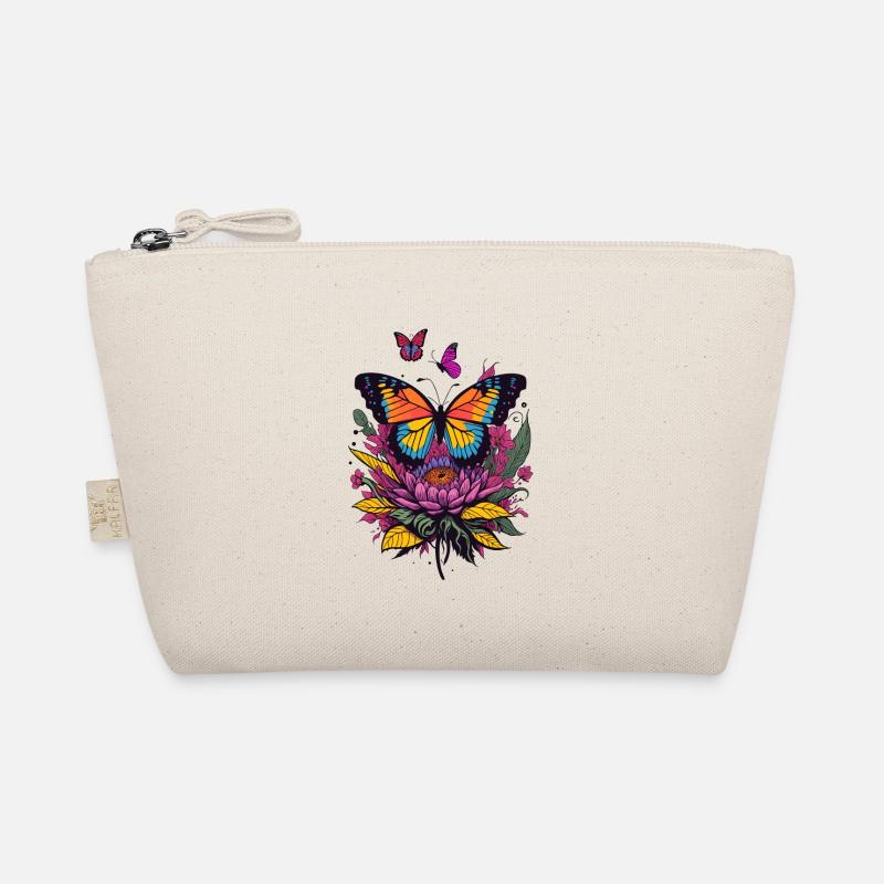 Blühende Schmetterlinge Ballett Bio-Täschchen