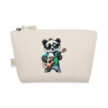 Panda Wippe - Bio-Täschchen - Natur - Vorne