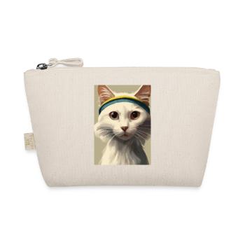 Tennis-Katze - Bio-Täschchen - Natur - Vorne