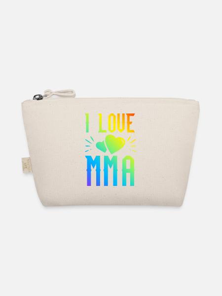 Ich liebe Mma - Bio-Täschchen - Natur - Vorne
