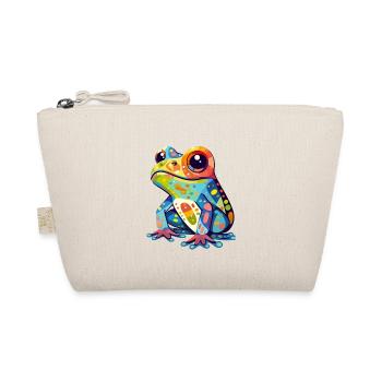 Frosch - Bio-Täschchen - Natur - Vorne