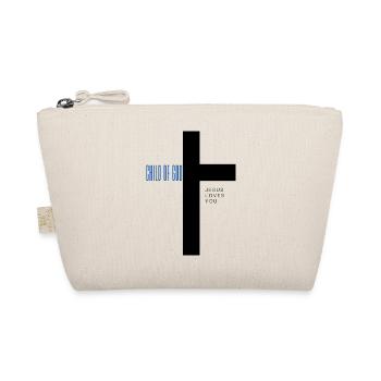 child of god white - Bio-Täschchen - Natur - Vorne