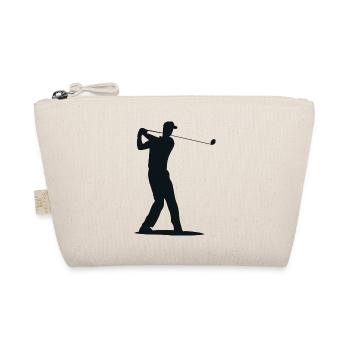 Silhouette de golfeur - Tee Golf - Trousse biologique - nature - Devant
