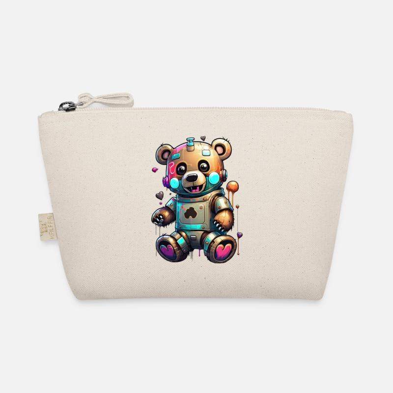 Robot Bear Organic Pouch