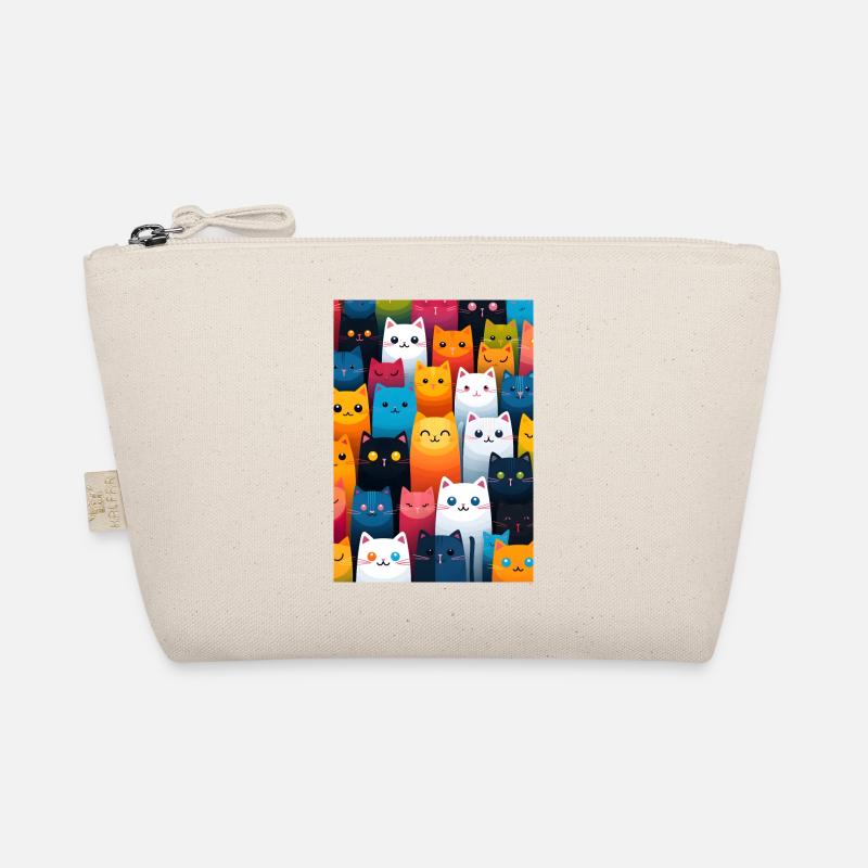 cat pattern - Trousse biologique - nature