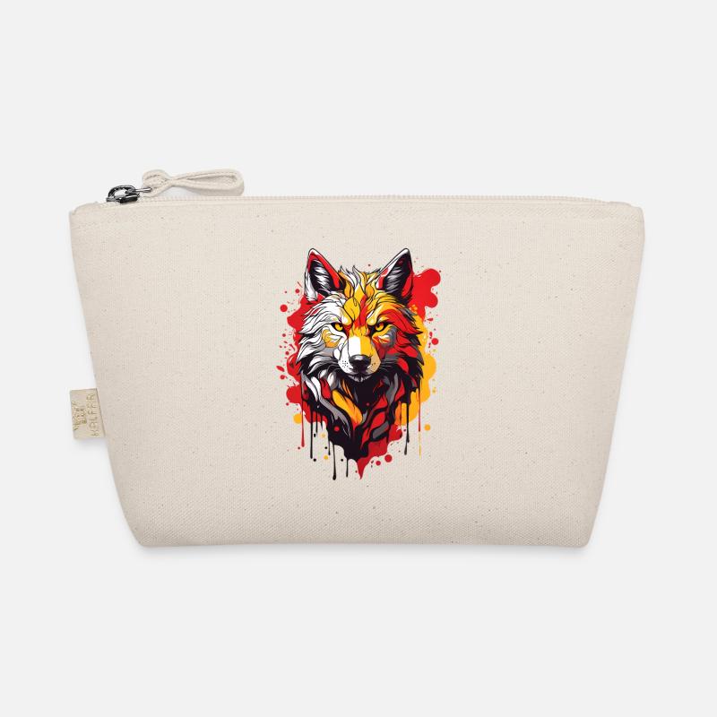 Coole Wolf Bio-Täschchen