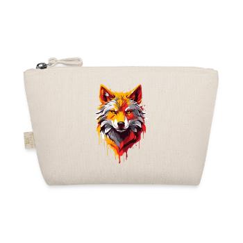 Coole Wolf - Bio-Täschchen - Natur - Vorne