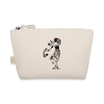 Mystic lady in silhouette - Organic Pouch - nature - Front