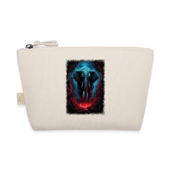 beach water adorable nature sun cool elephant - Organic Pouch - nature - Front