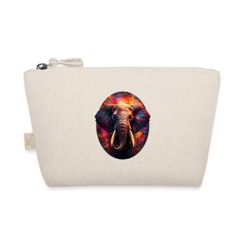 Elefant - Bio-Täschchen - Natur - Vorne
